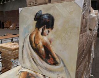 15x Canvas schilderij vrouw 80×80